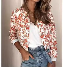 Melocotón con estampado rojo pequeño