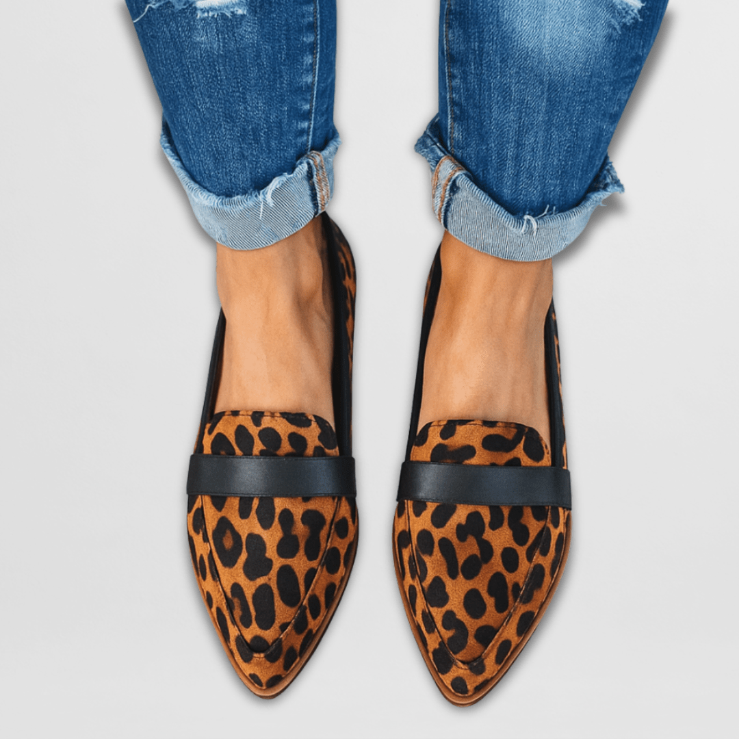 Mokasíny Helen – leopardí